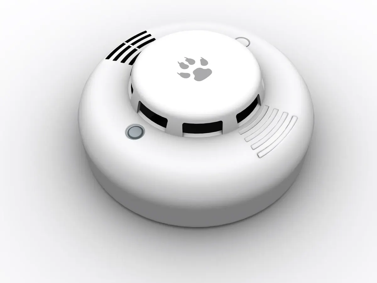 Hardwired smoke detector installation by a licensed electrician