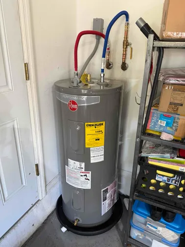 Newly installed Tampa water heater